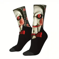 Saw Jigsaw Crew Socks