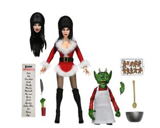 Neca Elvira – 8” Clothed Action Figure – Elvira’s Very Scary Xmas (Click Pic)