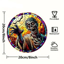 8" Zombie Acrylic Suncatcher
