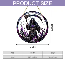 8" Grim Reaper Acrylic Suncatcher